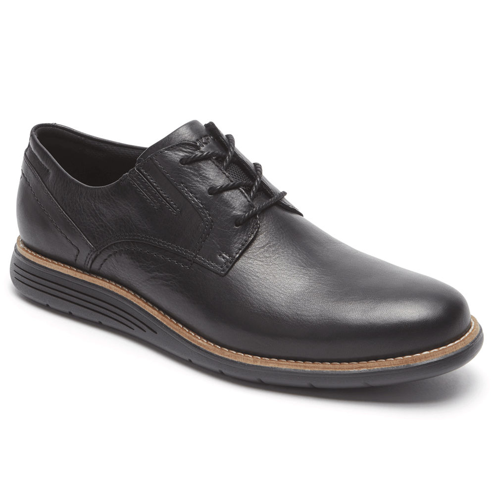 Sapatos Sociais Rockport Homem Pretas - Total Motion Sport Plain Toe - 38716YMJN